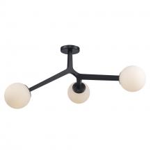  11633 BK - Haskell Flush Mount Lighting Black